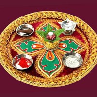 Navratri 2015 Durga Puja – Navratri Decoration | Aarti Thali Decoration Ideas