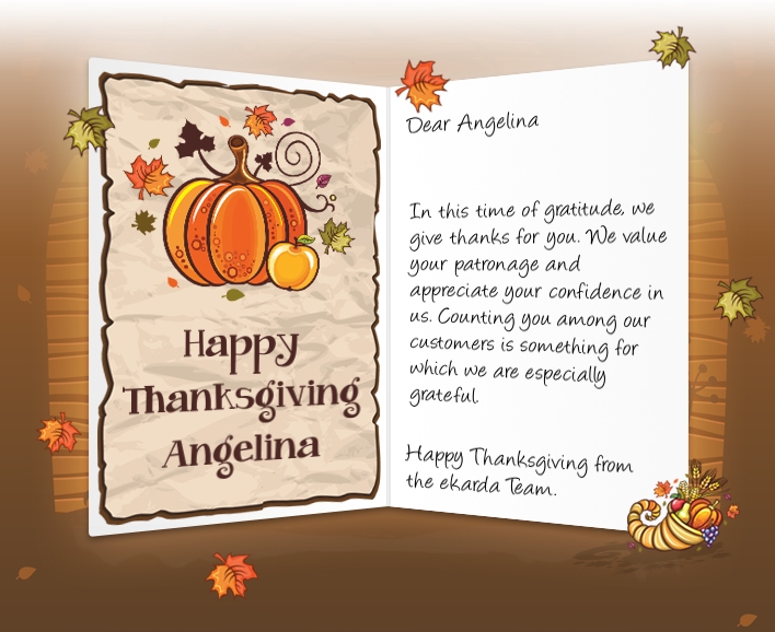 Business Thanksgiving Cards