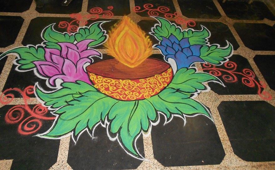designs of rangoli for diwali