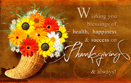 Thanksgiving Wishes Cards