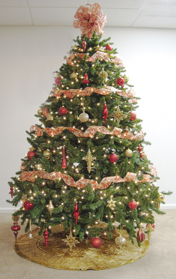 Christmas Tree Decorations - Golden Tree