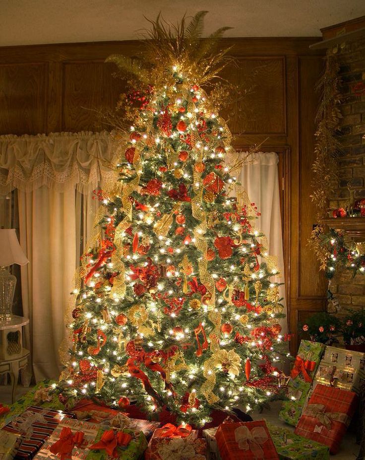 Christmas Tree Decorations - Golden Tree