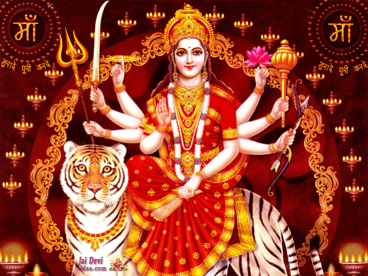 Download Adorable Durga Maa Pictures | Durga Goddess